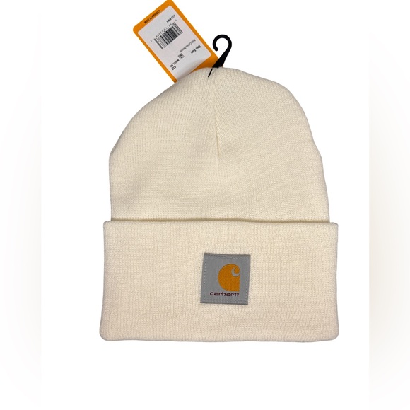 Carhartt Accessories - Carhartt Cream Knit Cuffed Beanie OS